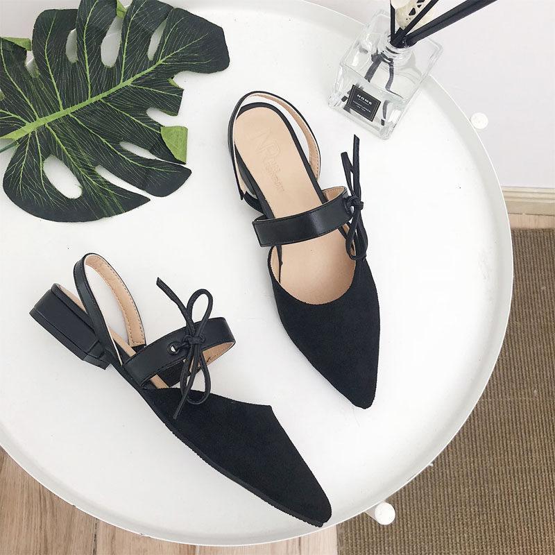 Pointy Toe Strap Back Sandal-Theone Apparel