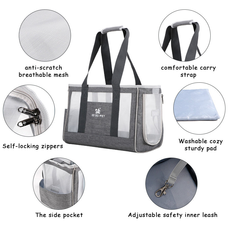 Large Capacity Pet Carrier Backpack For Puppies And Kittens