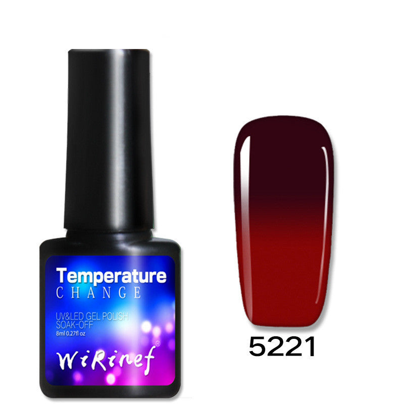 Temperatuurverandering kleur veranderende nagellak