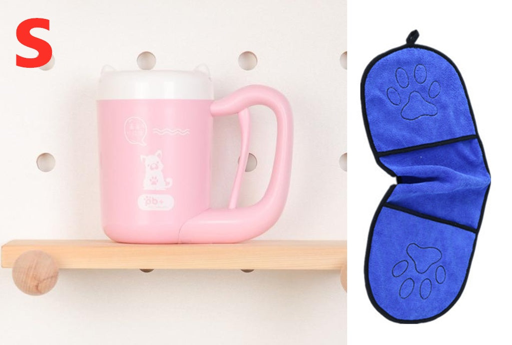 Silicone Pet Paw Washer Cup For Quick Cleaning