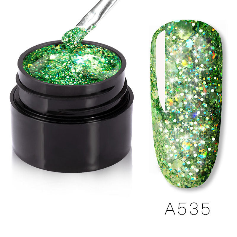 Glittery schittert nagellak in meerdere kleurencombinaties