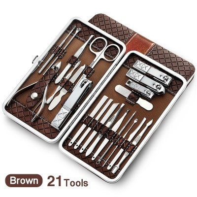 All In One Nail Manicure Kit with Included Case