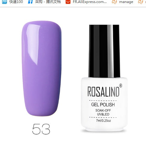 UV Sealed Soak Off Gel Nail Polish in Multiple Colors