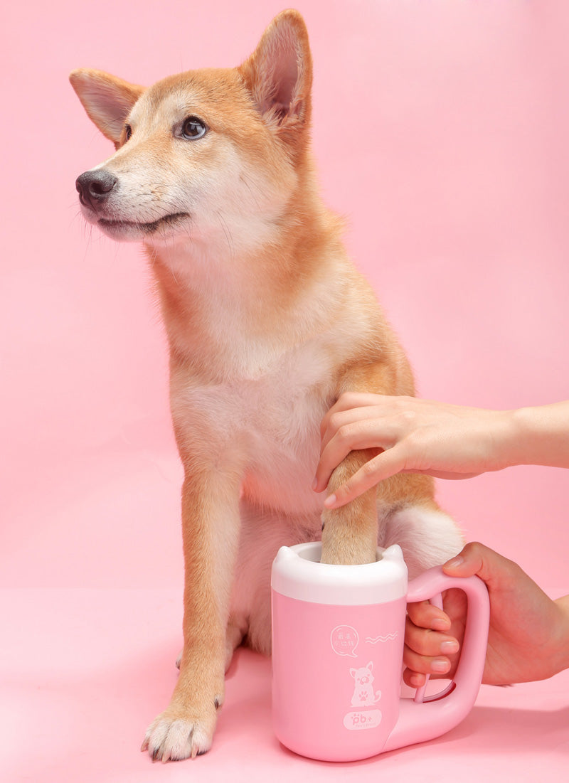 Silicone Pet Paw Washer Cup For Quick Cleaning