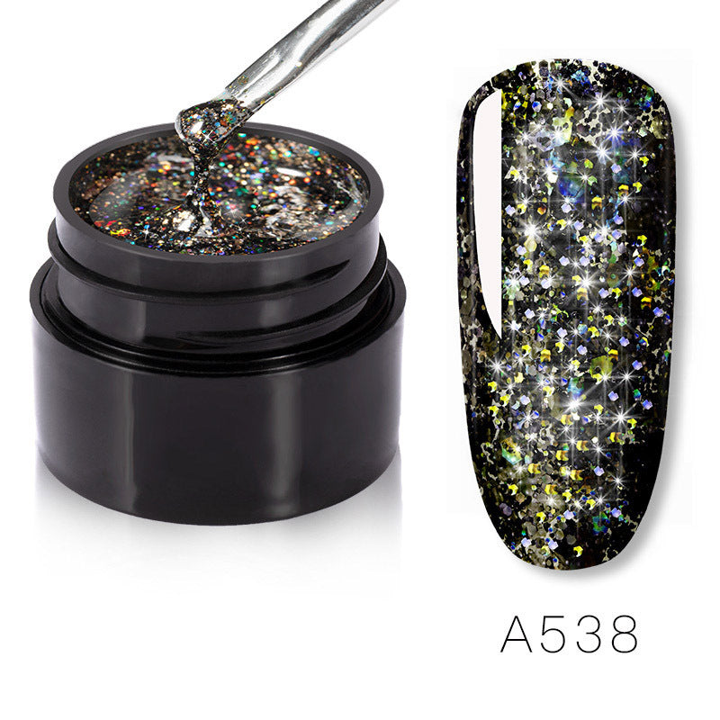 Glittery Sparkles Nail Polish in Multiple Color Combinations