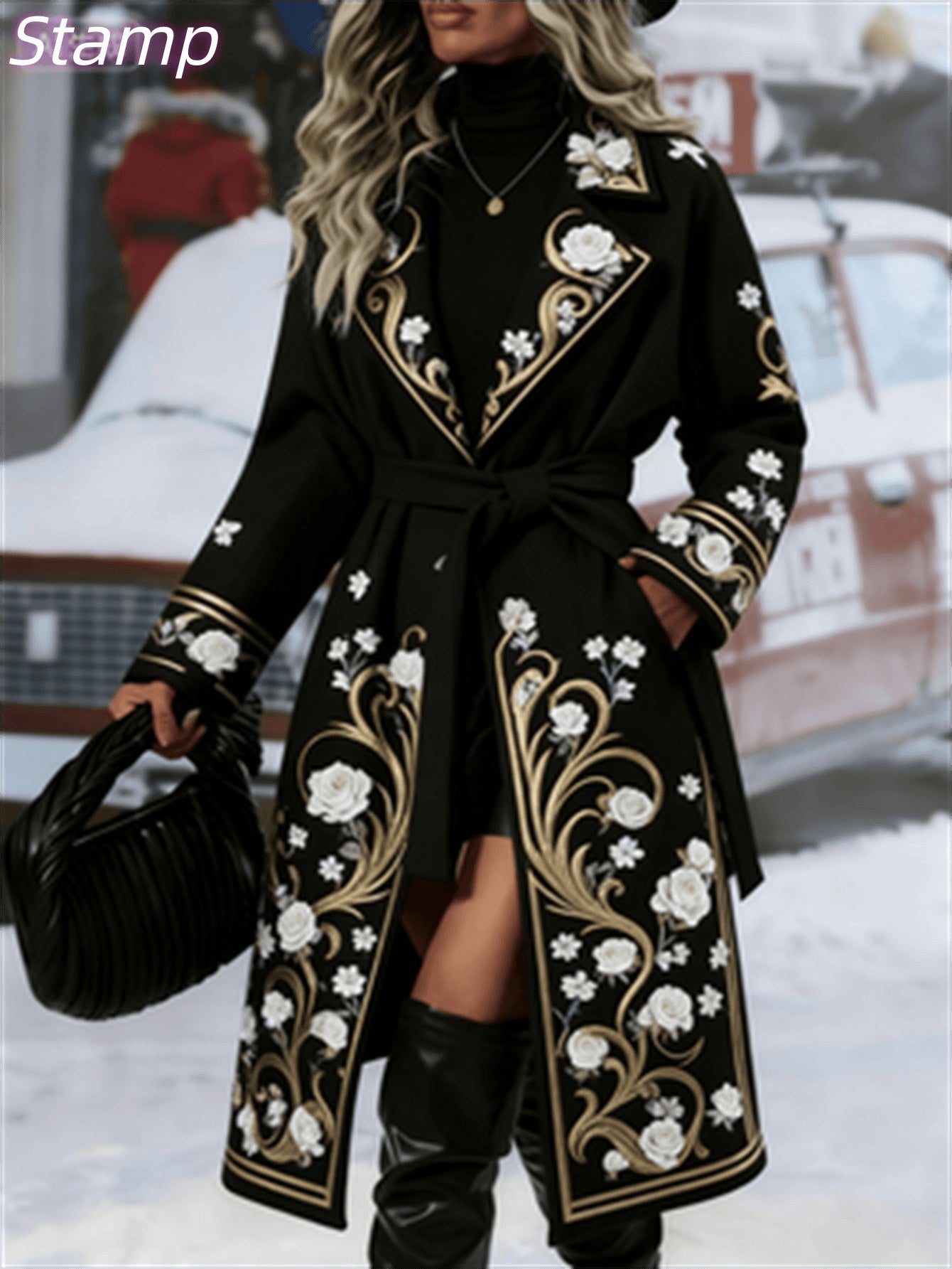 Fashionable Casual Long Coat