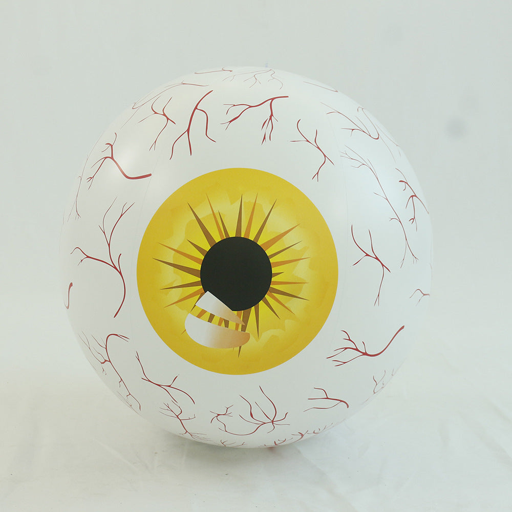 Inflatable PVC Eyeball Decorations with LED Light Inserts