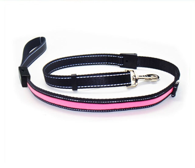 Fluorescent Dog Collar For Nighttime Visibility