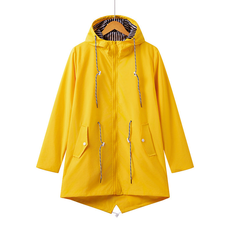 Women's Lightweight Spring And Autumn Outdoor Windbreaker Coat