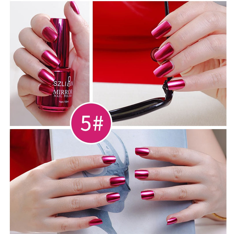 Mirror Finish Nail Polish in Multiple Vibrant Colors