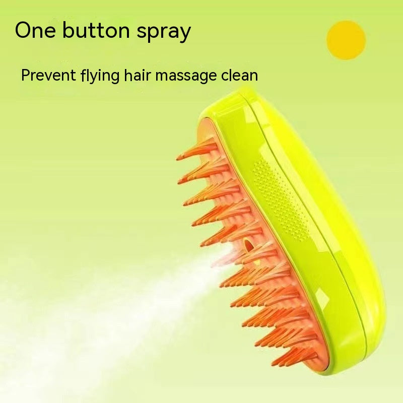 3 In 1 Electric Steam Brush For Grooming And Massage