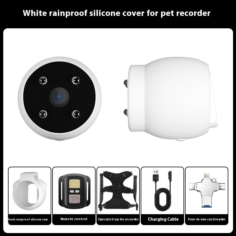 Pet Tracker Collar With Motion Recording Camera