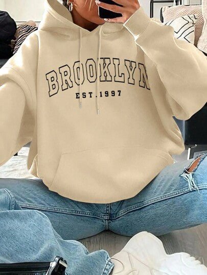 Womens Hoodie With Drawstring Hood