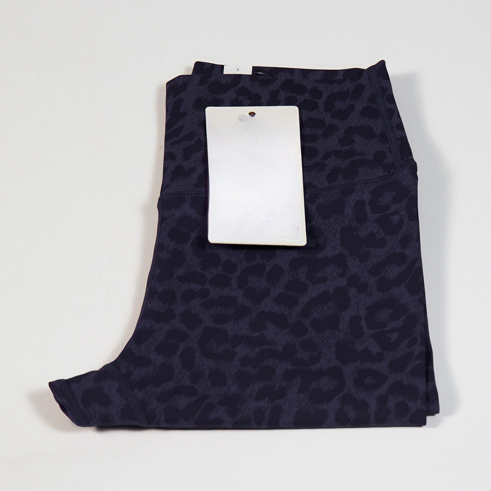 Printed High Waist Nude Feel Skinny Yoga Pants With Bold Prints