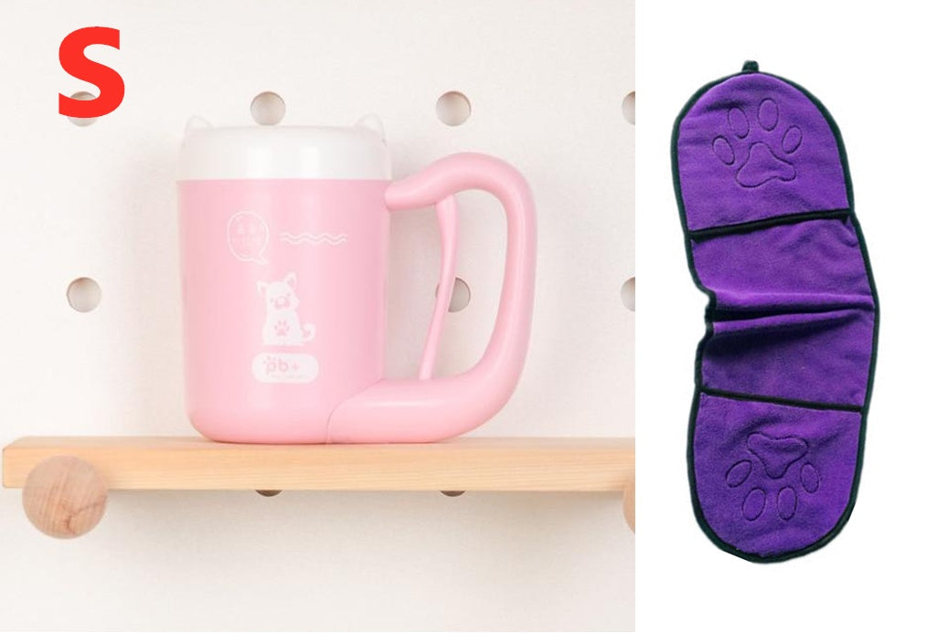 Silicone Pet Paw Washer Cup For Quick Cleaning