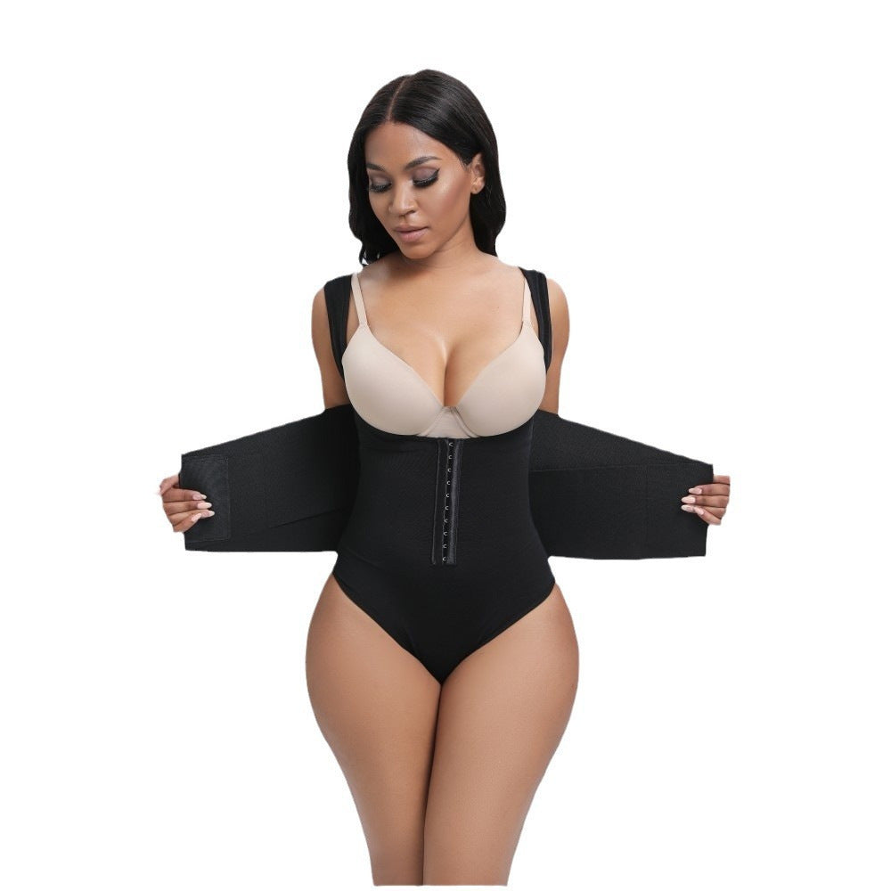 Belly Contracting Sports Waist Seal Breathable Shapewear Fitness Breasted Hip Lifting Corset