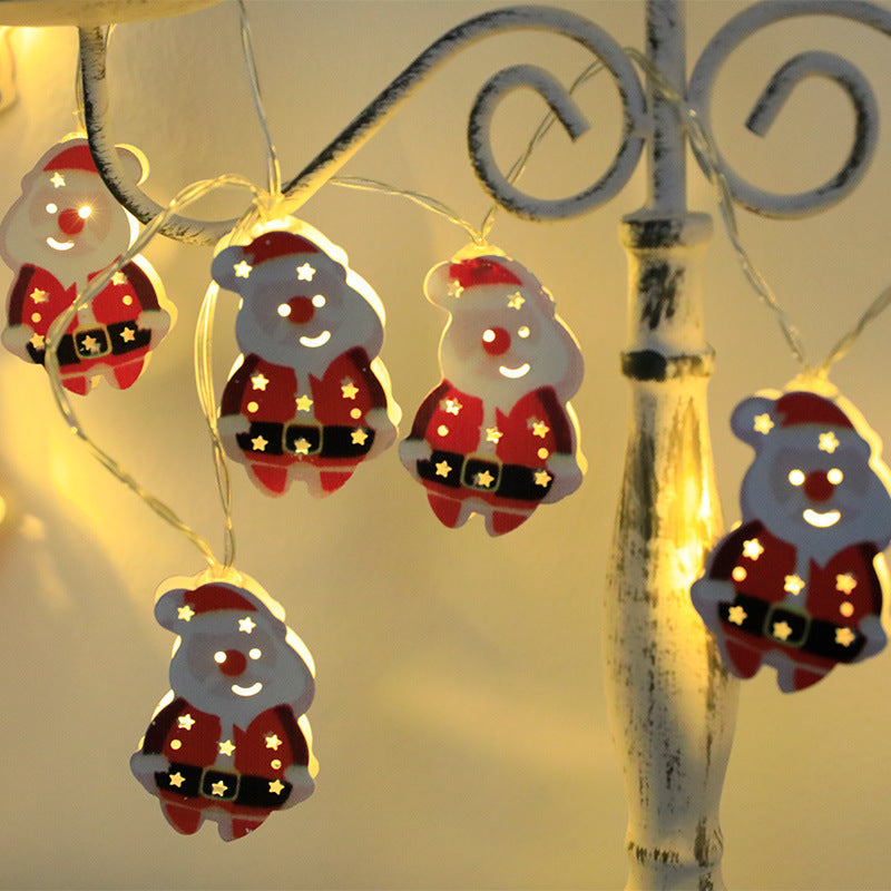 Christmas Themed LED String Lights Hanging Decoration with Christmas Symbols-Theone Apparel