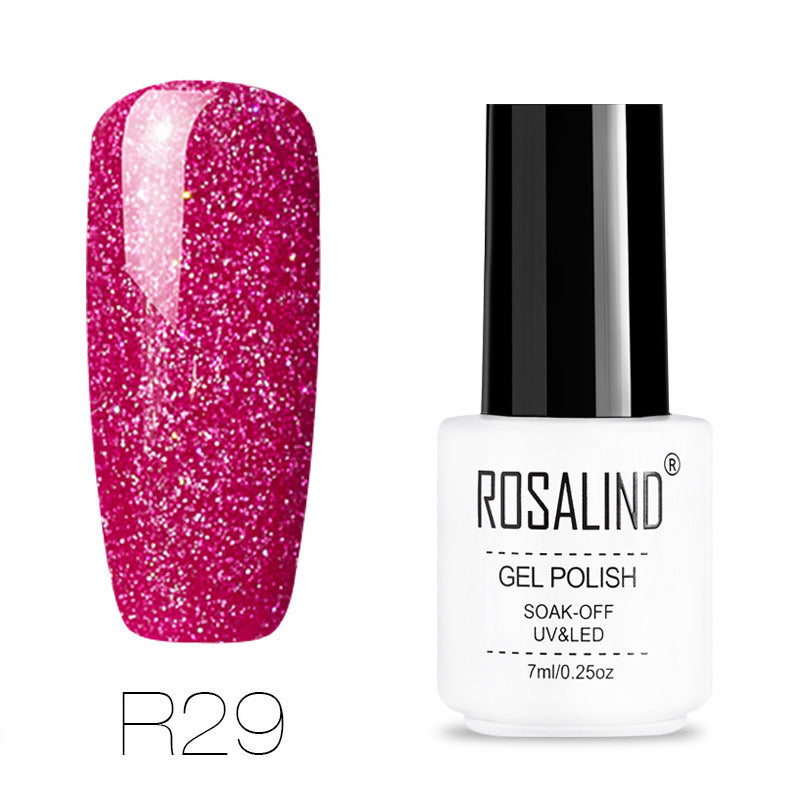 Glittering Stars Sparkly Soak Off Gel Nail Polish-R29-Theone Apparel