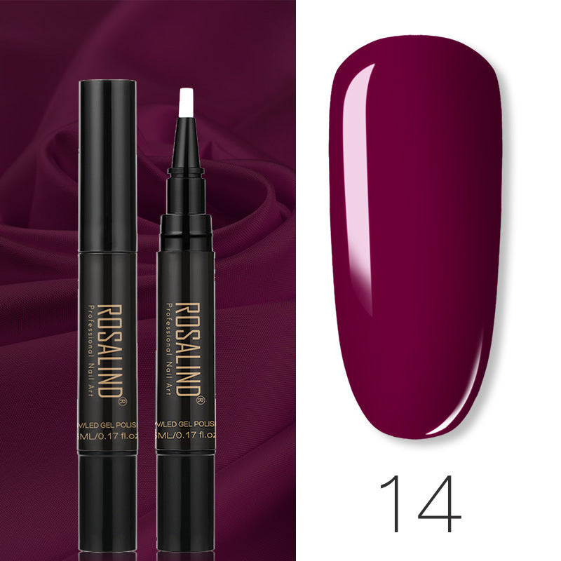 Premium Hel nail Polish Pen in Vibrant Color Choices-RK14-Theone Apparel