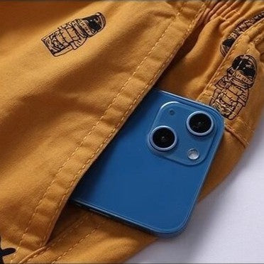 Relaxed Fit Mid-Length Trousers Delivering Laidback Everyday Comfort-Theone Apparel