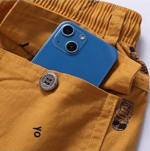 Relaxed Fit Mid-Length Trousers Delivering Laidback Everyday Comfort-Theone Apparel