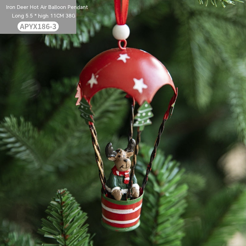 Whimsical Hot Air Balloon Hanging Decorations in Many Variations-Christmas Elk 35g-Theone Apparel