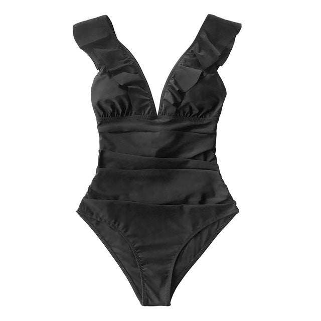 Women’s Bodysuit Bikini Swimsuit for Coverage and Style-Theone Apparel