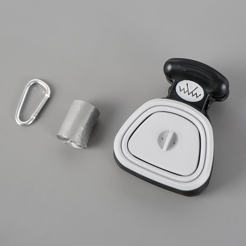 Foldable Pet Poop Scoop With Bag Dispenser For Travel