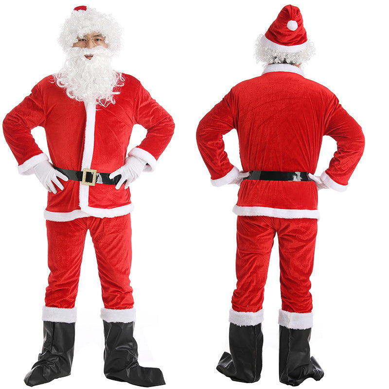 Volwassen formaat full body kerstman met de kerstman en witte baard