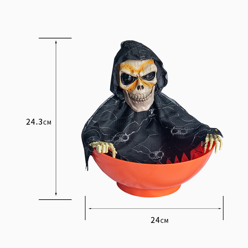 Halloween Ghoul Trick or Treat Bowl with Covering