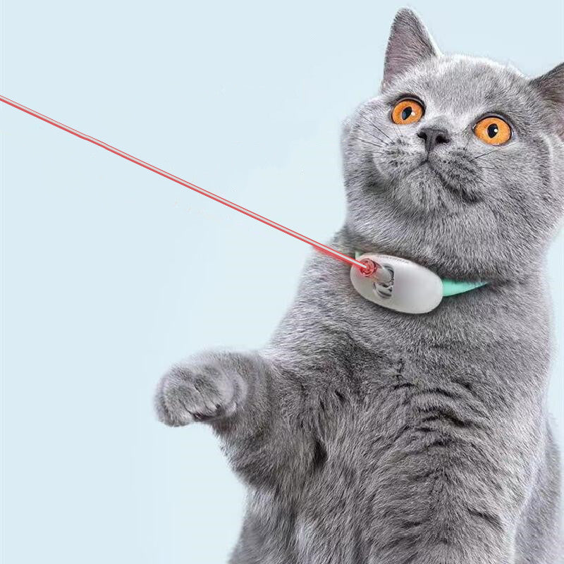 Automatic Smart Laser Cat Toy Collar USB Rechargeable