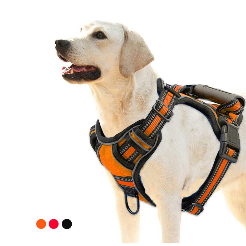 Breathable No Pull Reflective Dog Harness Vest