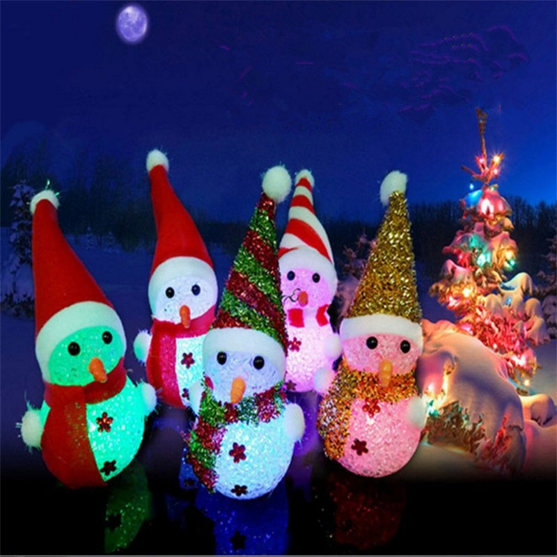 Novelty Glowing Snowman Night Light