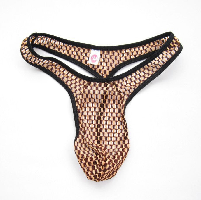 Scaly Geo Print Thong voor mannen