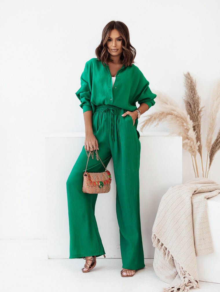 3/4 Length Sleeve Pantsuit - THEONE APPAREL