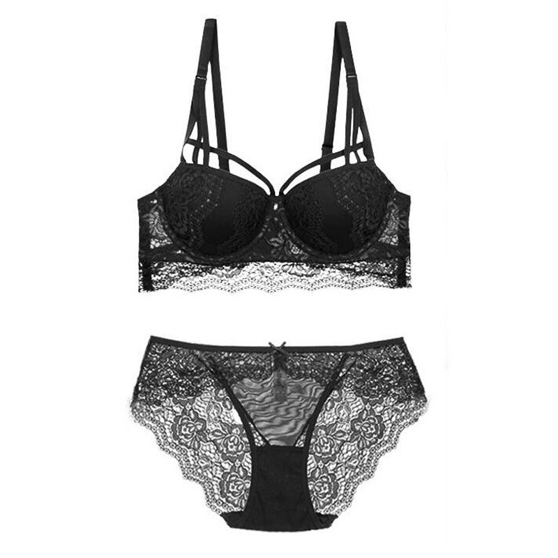 Lace Balconette Bra and Panty Set