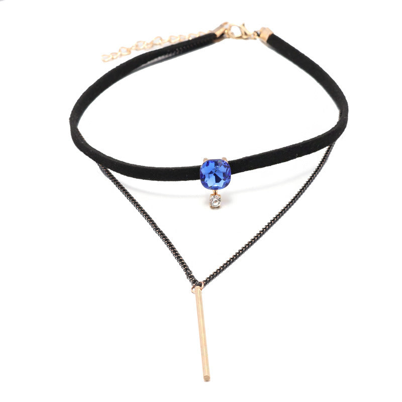 Double Strand Choker Necklace