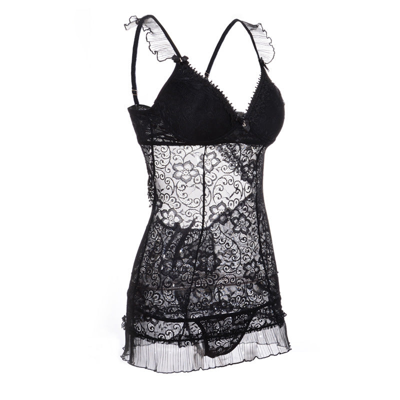 Floral Lace Lingerie Slip Dress