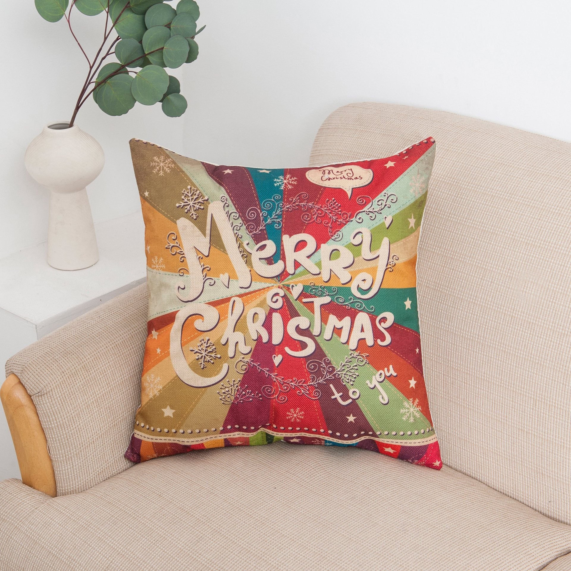 Christmas Cheer Printed Pillow Covers - Theone Apparel