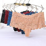Lacy Low Rise Briefs with Lace Designs.