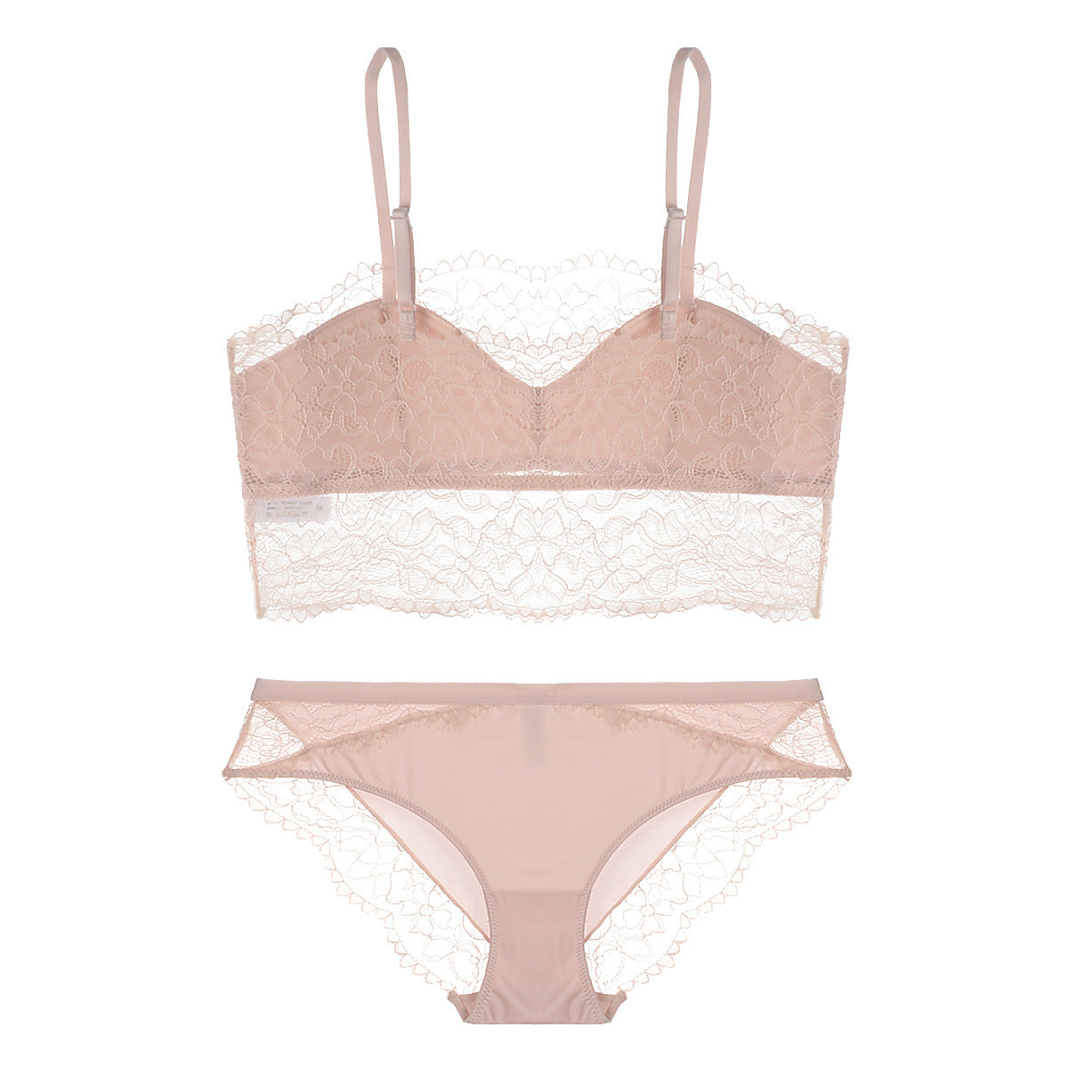 Fancy lace Bralette Top and Panty Set