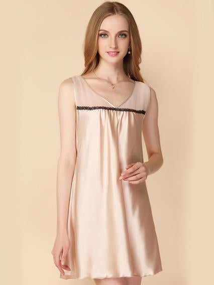 Embellished Tank Chemise Dress - Theone Apparel