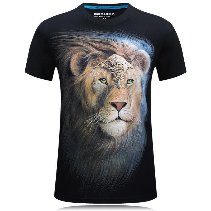 Royal Lion Face Animal Shirt