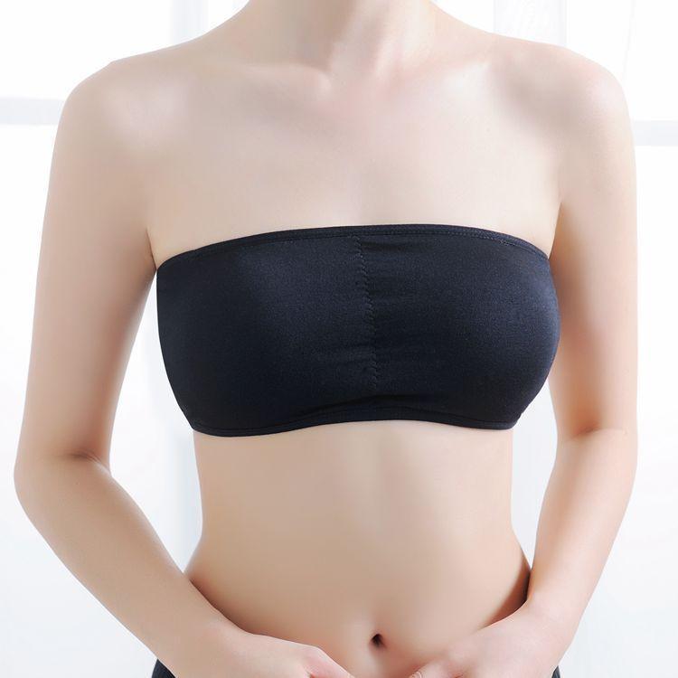 Bralette sencillo sin tirantes con parte superior de tubo