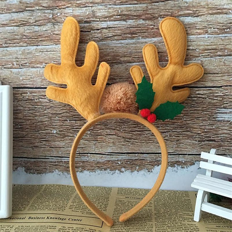 Christmas Antlers Kids Party Headband - Theone Apparel