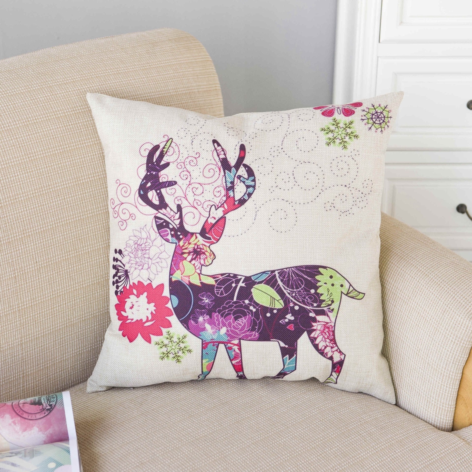 Christmas Cheer Printed Pillow Covers - Theone Apparel