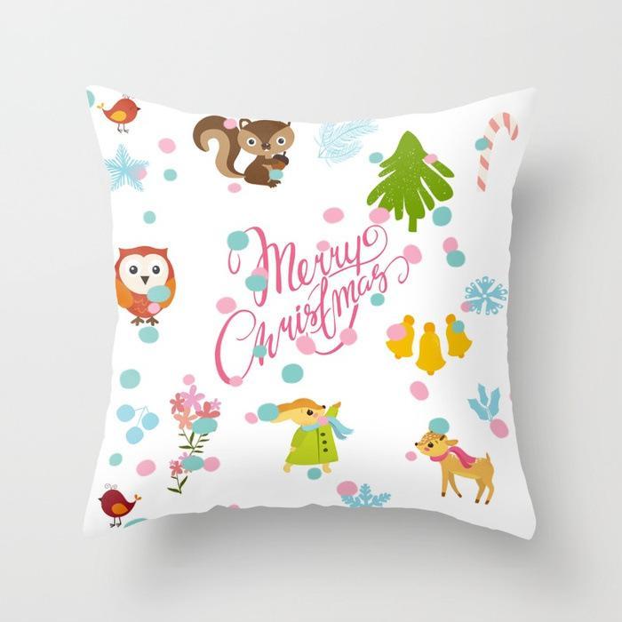 Cozy Up Christmas Print Pillow Covers - Theone Apparel