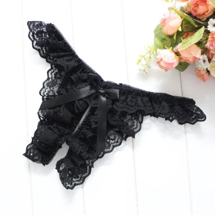 Crotchless Ruffles & Lace Panty - Theone Apparel