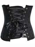 Damask Pointed Cincher Corset - Theone Apparel