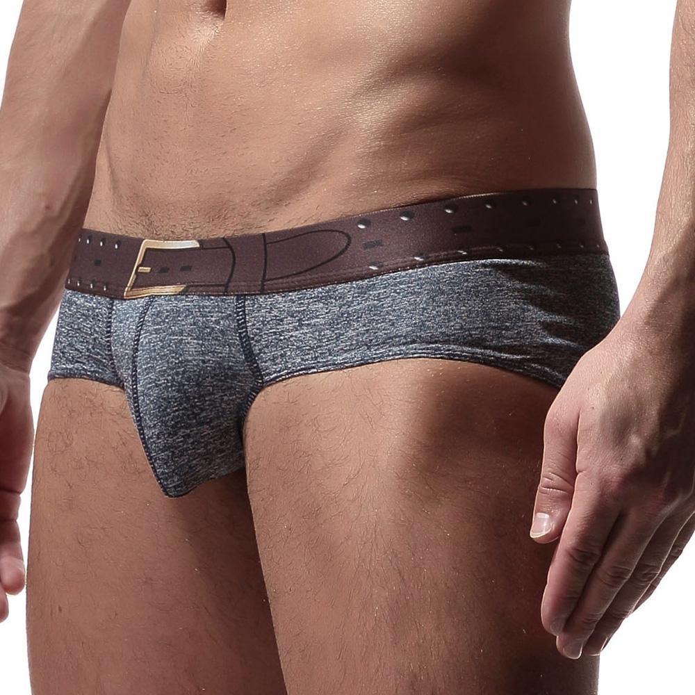 Elastic Faux Belt Waist Trunk - Theone Apparel